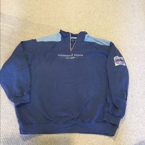 VINEYARD VINES BLUE PULLOVER SWEATER